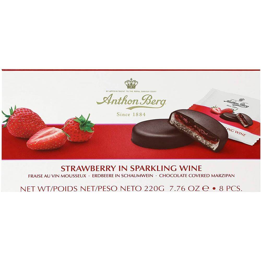 Anthon Berg - Strawberry and Sparkling Wine Marzipan Chocolate 200G